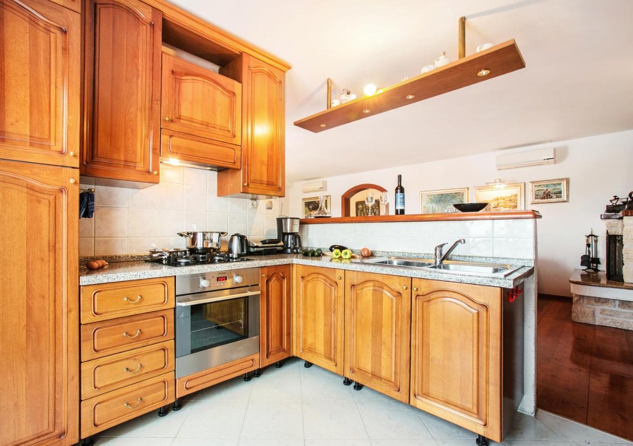Golden View Luxury Apartment Maslinica Dış mekan fotoğraf