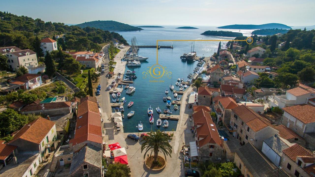 Golden View Luxury Apartment Maslinica Dış mekan fotoğraf